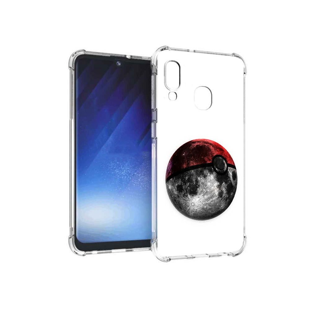

Чехол MyPads Tocco для Samsung Galaxy A20e планета покебол (PT133424.505.543), Прозрачный, Tocco