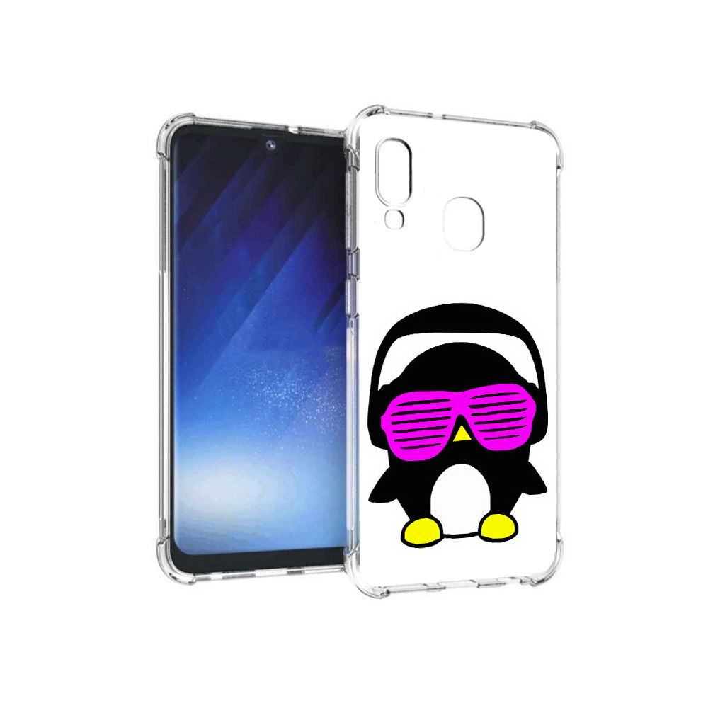 

Чехол MyPads Tocco для Samsung Galaxy A20e пингвин (PT133424.505.541), Прозрачный, Tocco