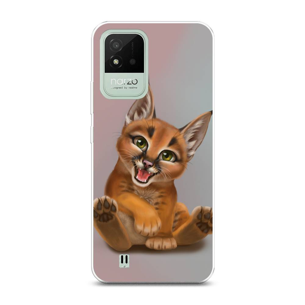 

Чехол Awog на Realme Narzo 50i "Малыш рыси", Разноцветный, 2510050-1