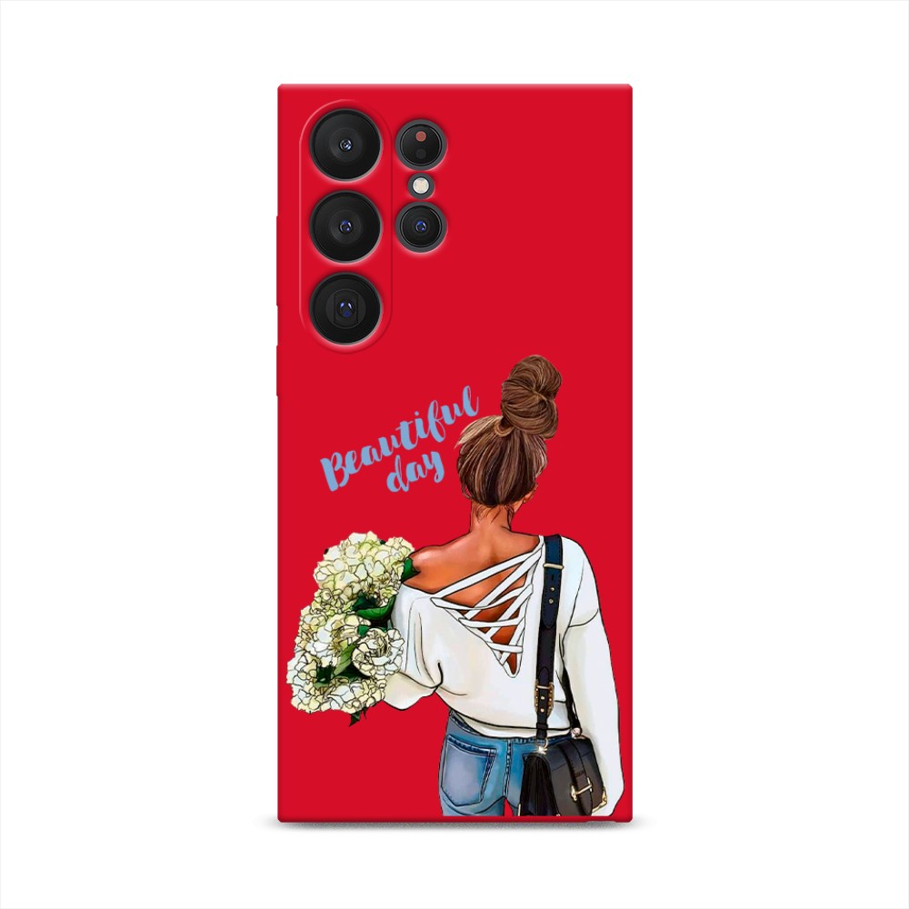 

Чехол Awog на Samsung Galaxy S23 Ultra 5G "Beautiful day vector", Коричневый;белый;зеленый, 2107553-1