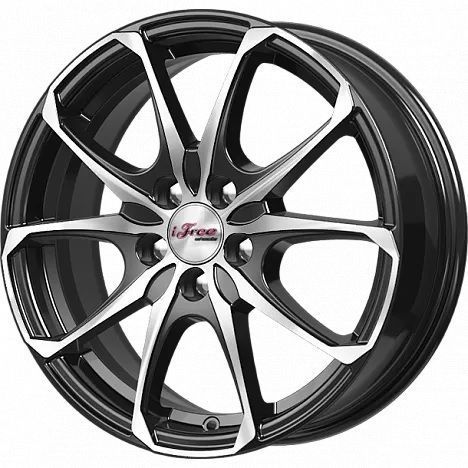 

Колесный диск iFree Такеши 6x16 ЕТ35 5x100 D67.1 Блэк Джек, арт. 466810, Такеши