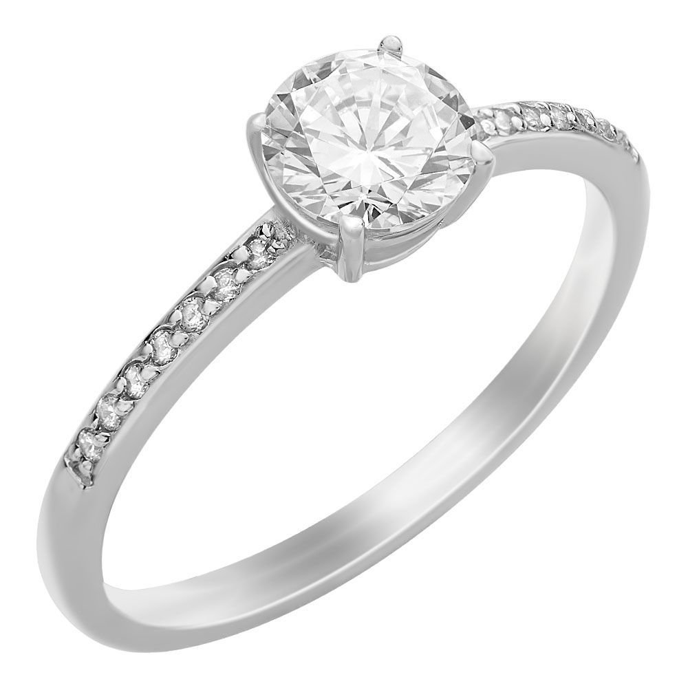 

Кольцо из серебра р.  585Gold 701000773, фианит, 701000773