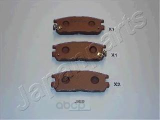 

Тормозные колодки Japanparts PP-999AF