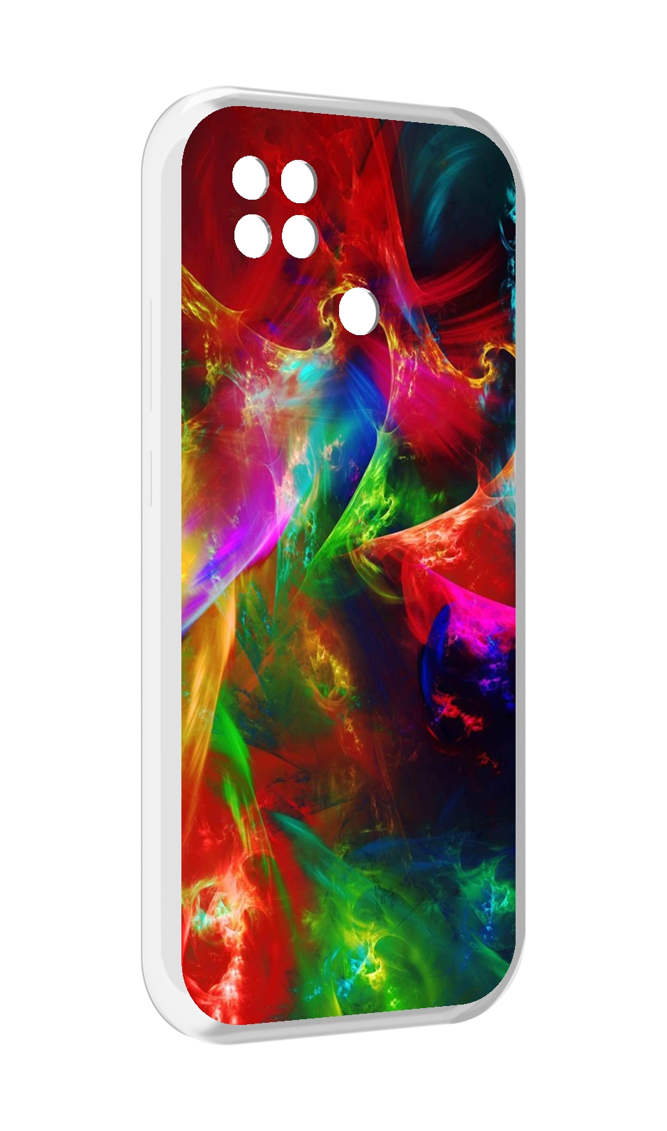 

Чехол MyPads Сияние-красок для Xiaomi Poco C40, Прозрачный, Tocco
