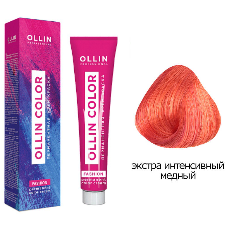 Краска для волос Ollin Professional Экстра-интенсивный медный лелишна из третьего подъезда