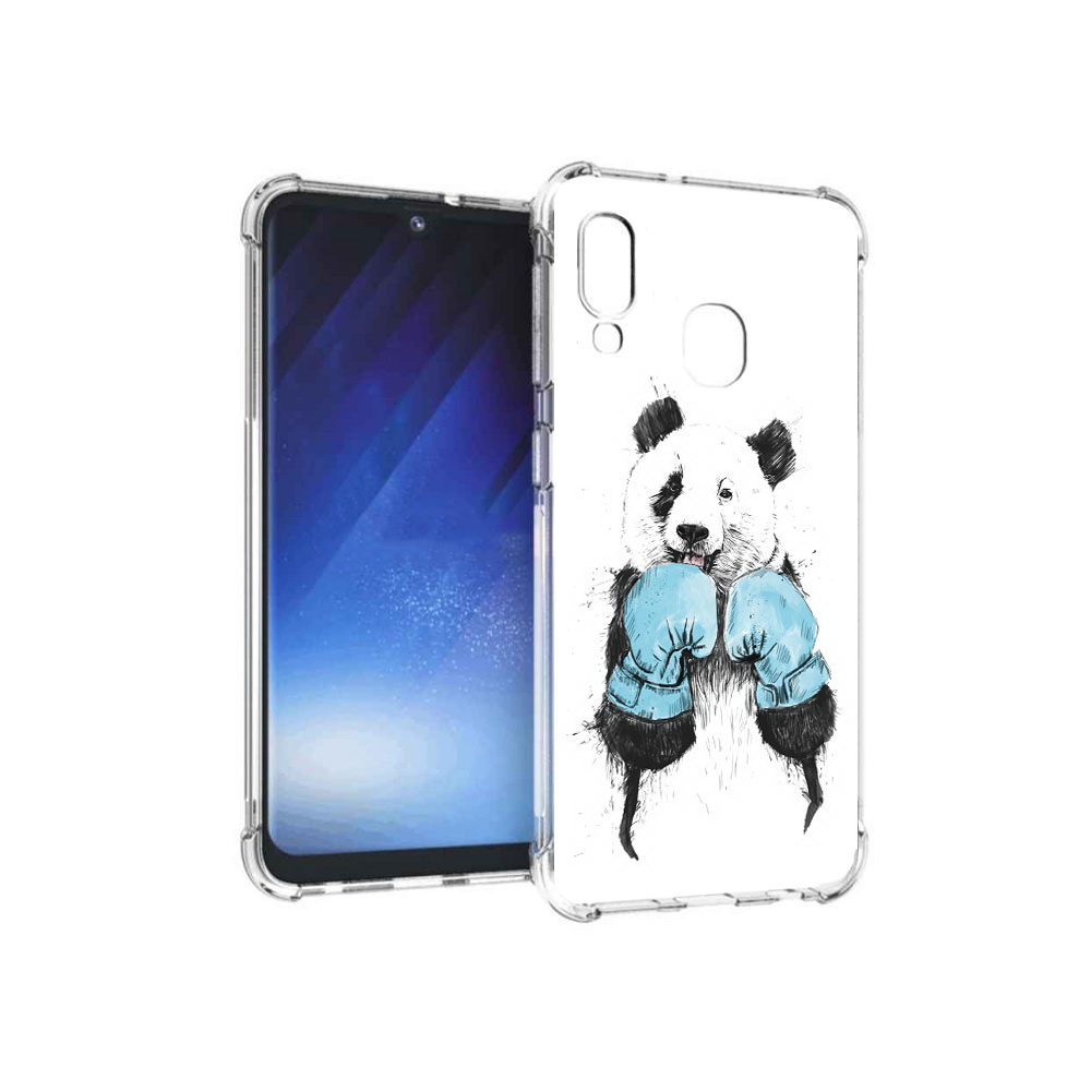 

Чехол MyPads Tocco для Samsung Galaxy A20e панда боксер (PT133424.505.531), Прозрачный, Tocco