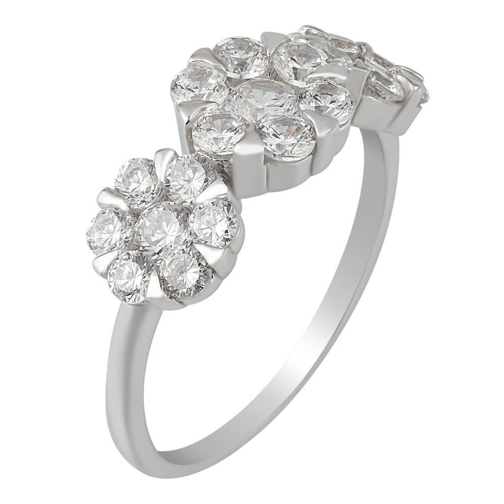 

Кольцо женское из серебра с фианитом 585Gold 701000749, р. 17, 701000749