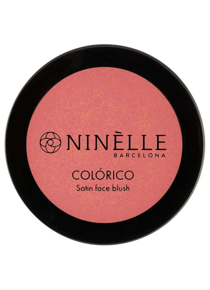 Румяна Ninelle сатиновые Colorico 407 золотисто-розовый розовый дым для гендер пати заряд 1 75 дюйм очень высокая интенсивность 60 сек