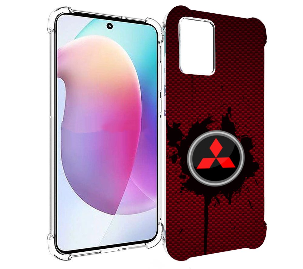 

Чехол MyPads мицубиси mitsubishi 2 для Motorola Edge 30 Neo, Прозрачный, Tocco