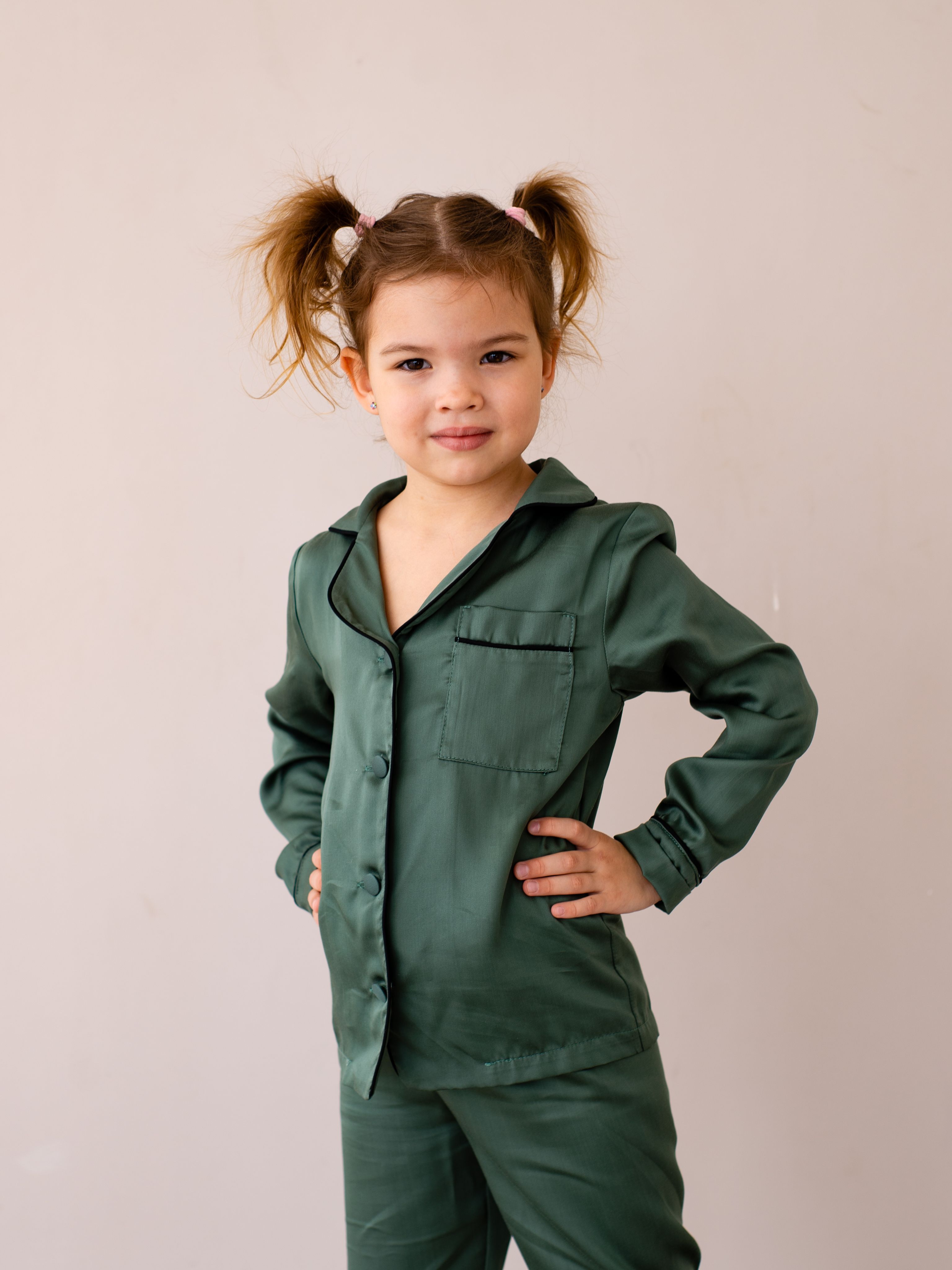Пижама детская Малиновые Сны CARRY, Хаки, 152