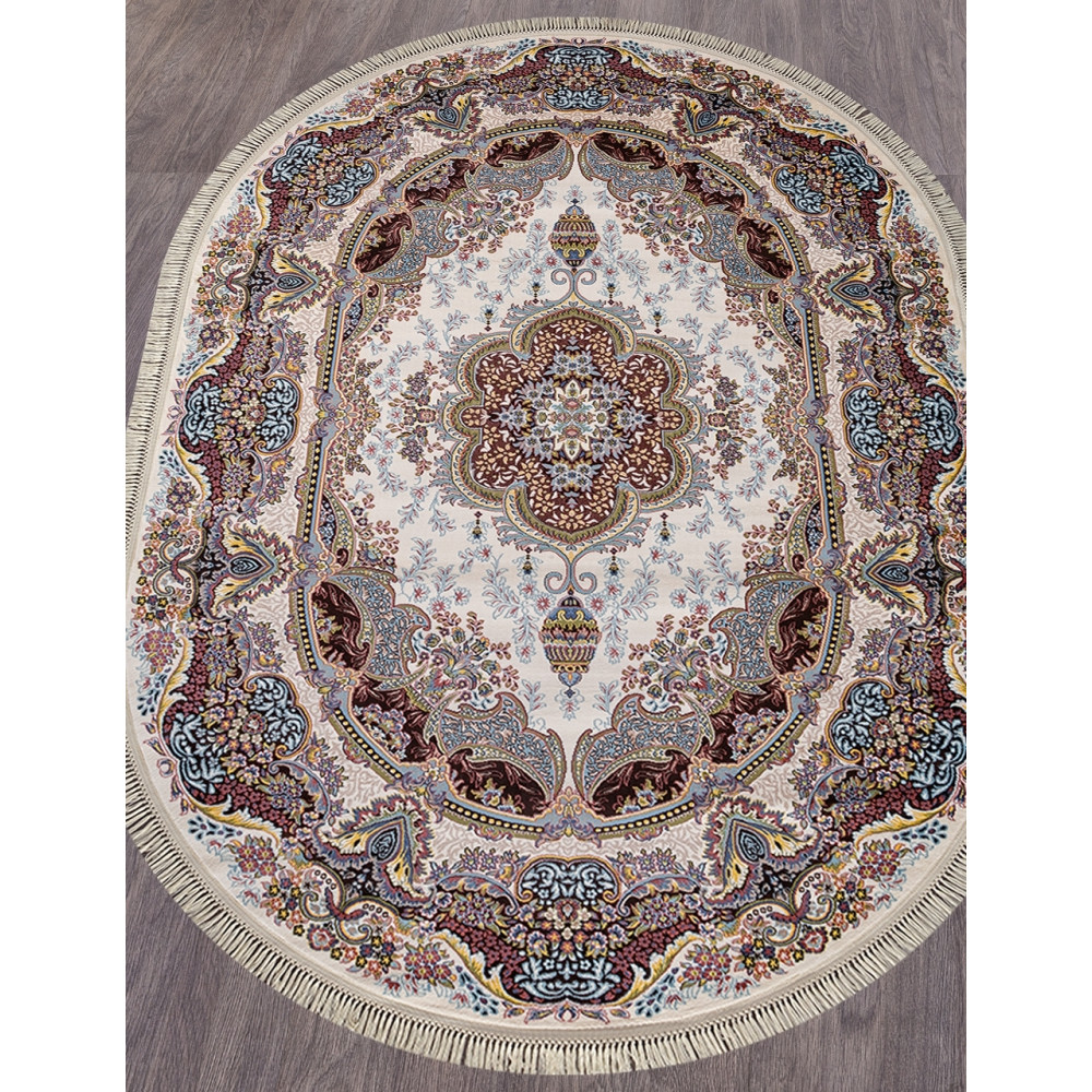 фото Ковры akts 6807-ov-20285-ar-cream nobrand
