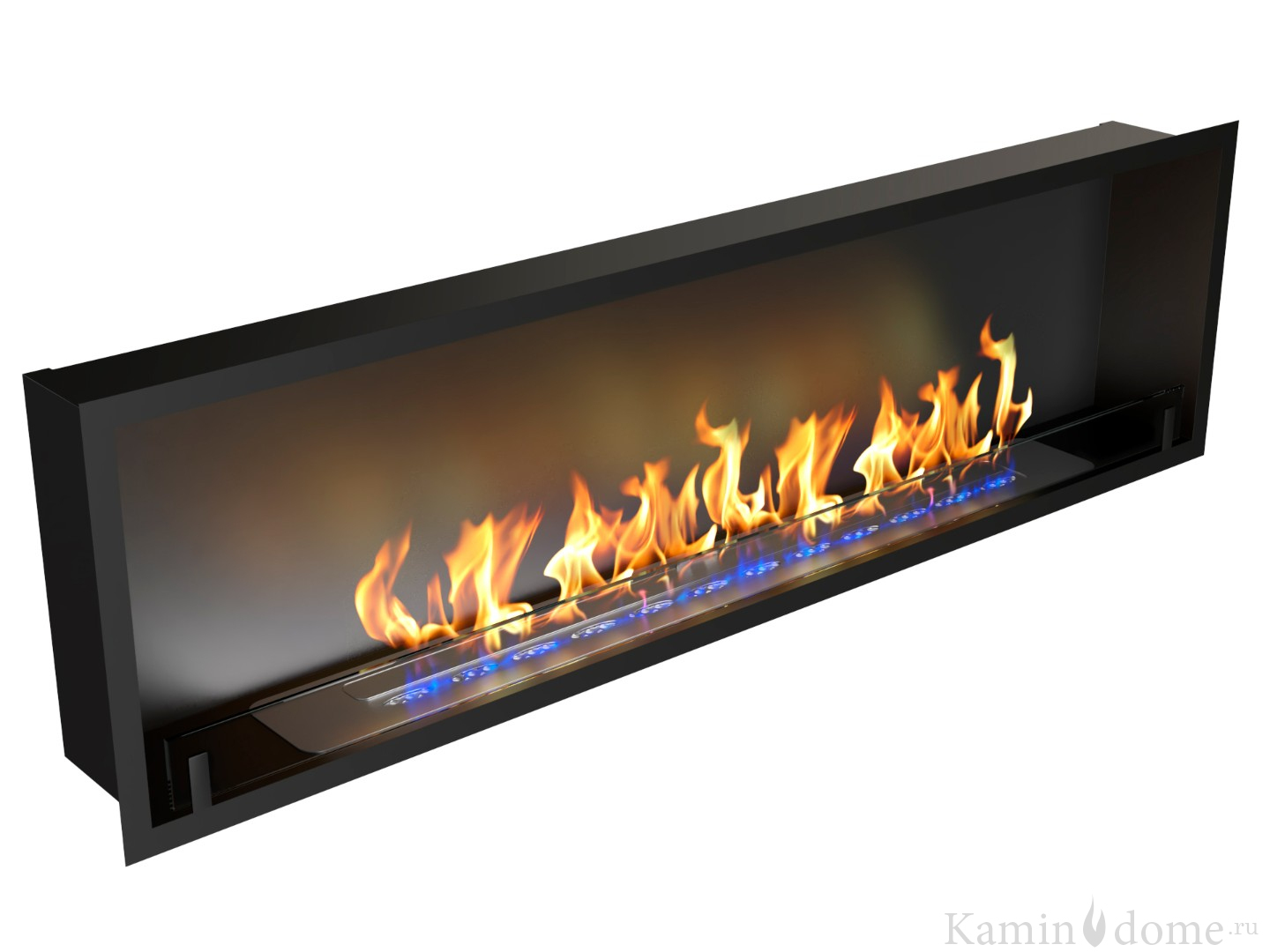фото Биокамин встраиваемый estetic flame fest 1600 со стеклом