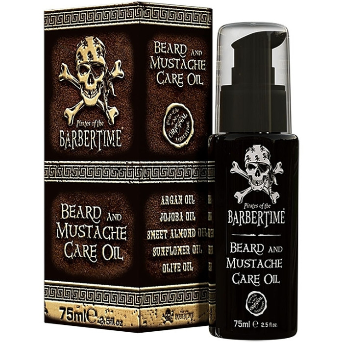 фото Масло barbertime уходовое для бороды и усов beard and mustache care oil 75 мл