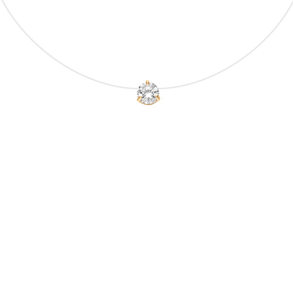 

Колье из красного золота с фианитом 38 см 585Gold 506000098, 506000098