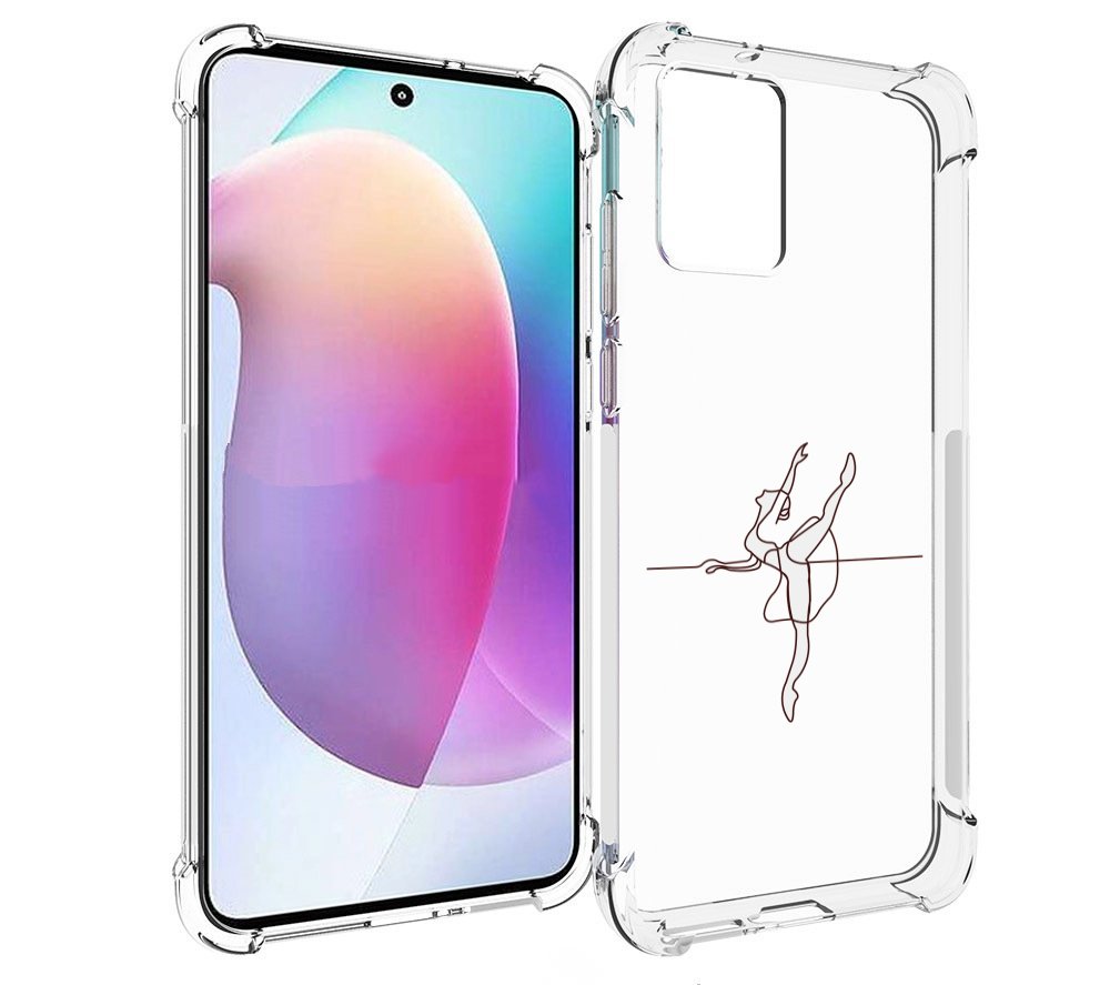 

Чехол MyPads маленькая-баллерина для Motorola Edge 30 Neo, Прозрачный, Tocco