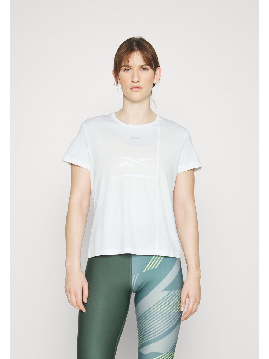 

Футболка женская Reebok RE541D1NU белая S, Белый, RE541D1NU