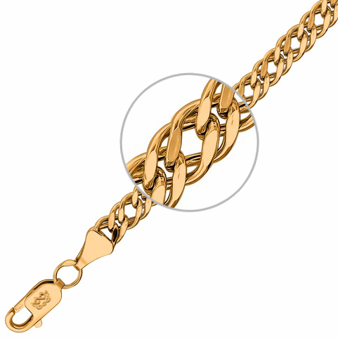 

Цепочка из серебра 65 см Эстет 04Ц7526300П