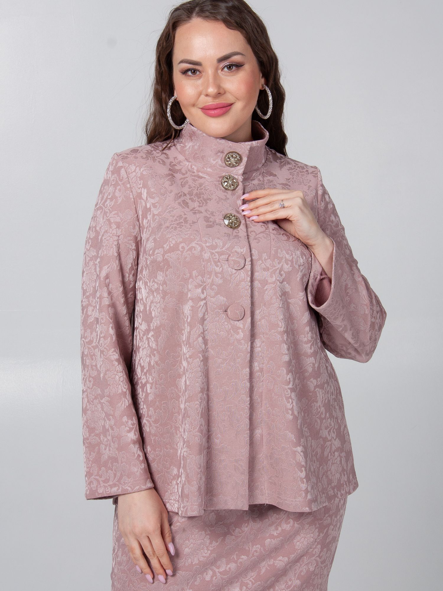 

Жакет женский СKC Collection 3966 розовый 62 RU, 3966