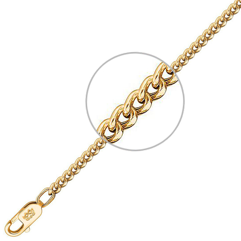

Цепочка из серебра 60 см Эстет 04Ц7520770П, 04Ц7520770П