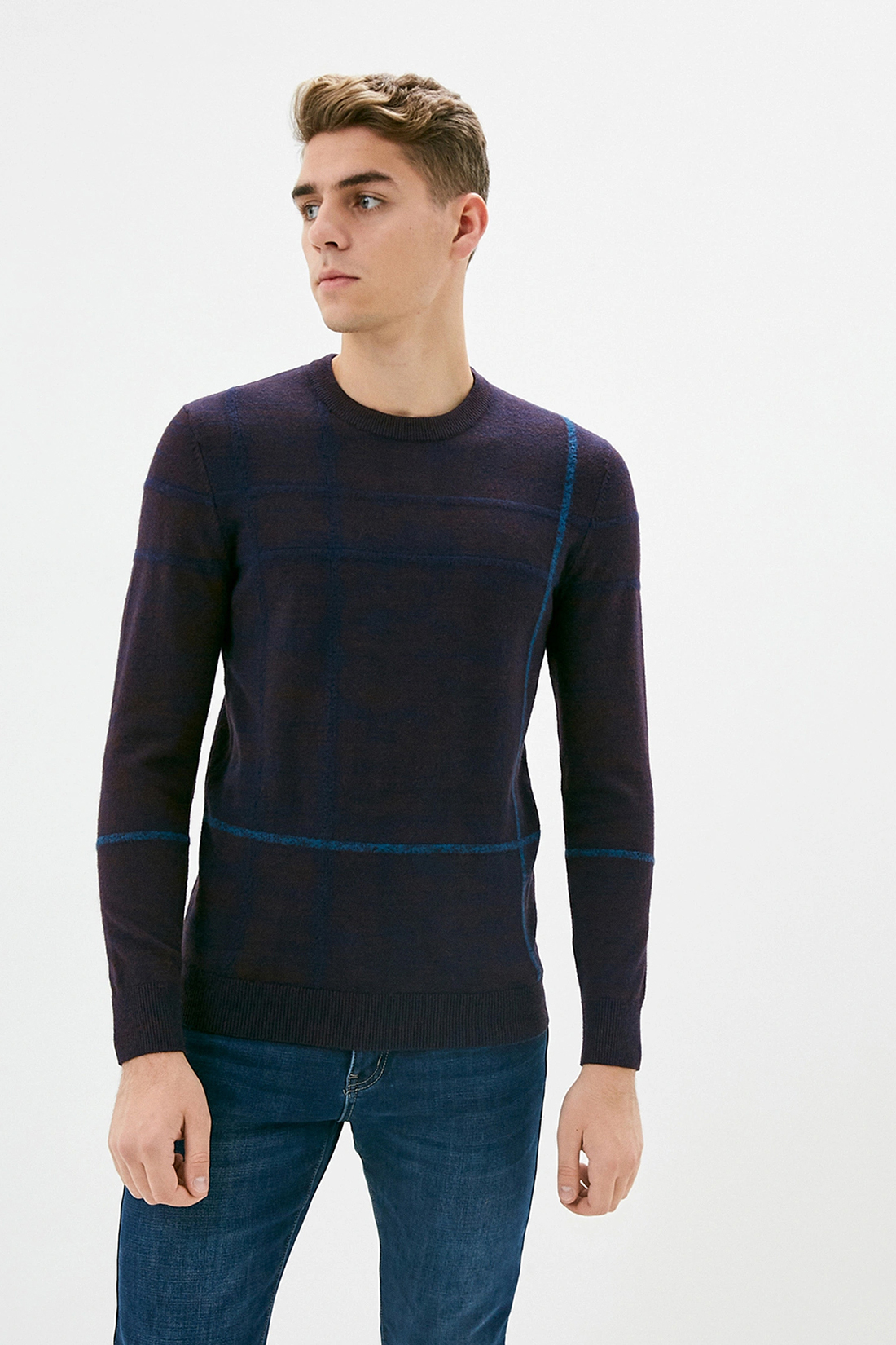 

Джемпер мужской Baon B639536 белый XXL, B639536