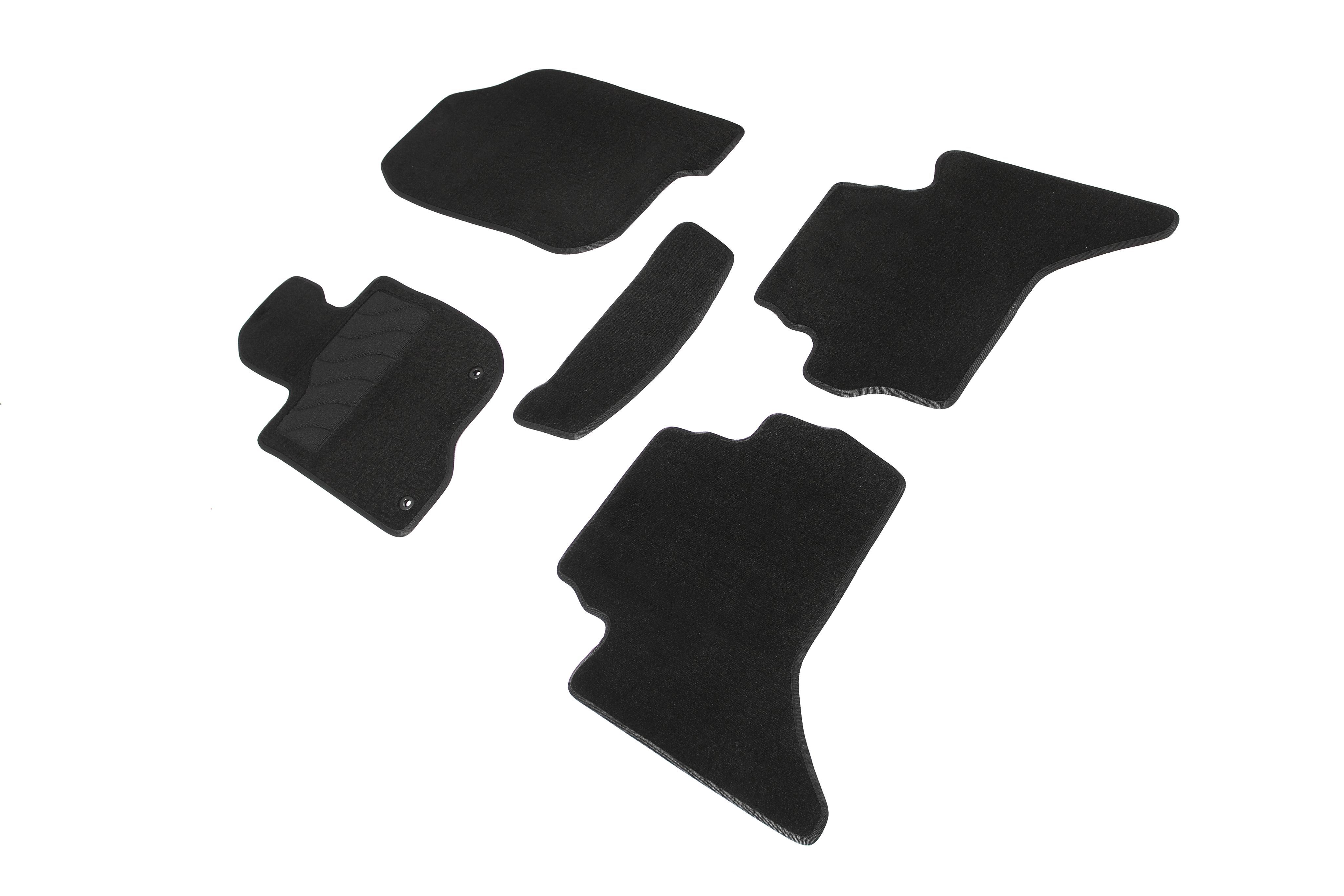 

Ворсовые LUX коврики в салон Seintex для Mitsubishi L200 2006-2015 (черные, 89231)