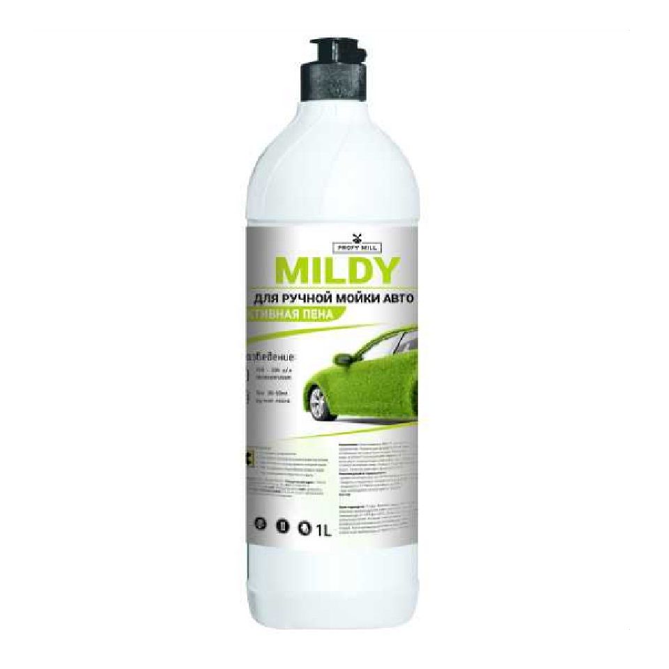 Автошампунь PROFY MILL средство для ручной мойки MILDY 1л