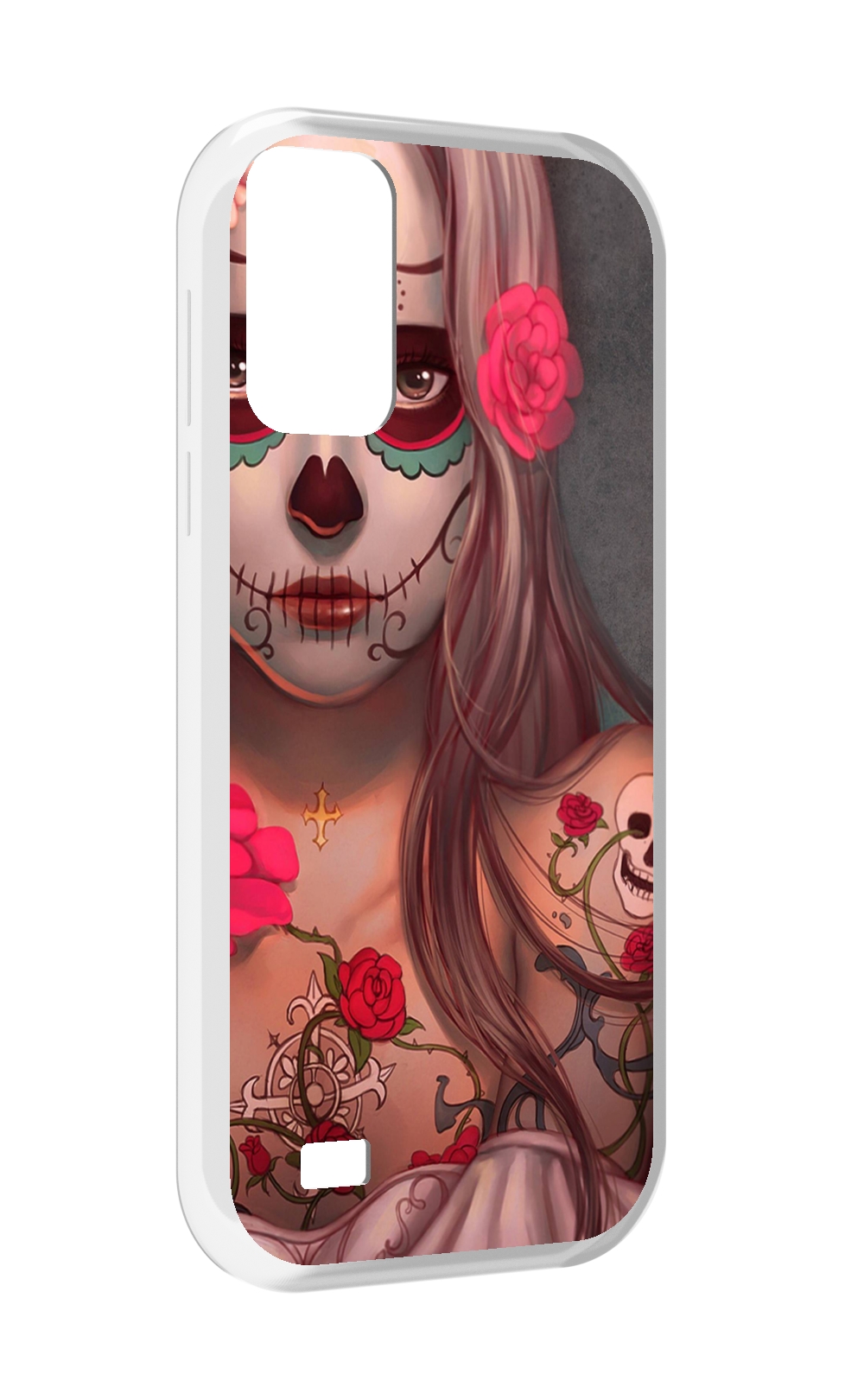 

Чехол MyPads девочка в рисунках для Oukitel C31, Прозрачный, Tocco