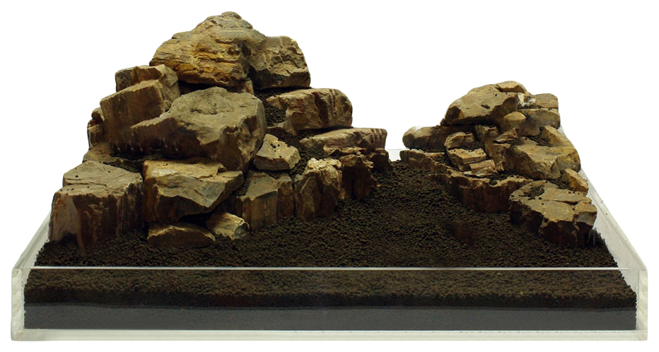 фото Натуральный камень udeco foss wood stone, окаменелое дерево, набор, 30 кг
