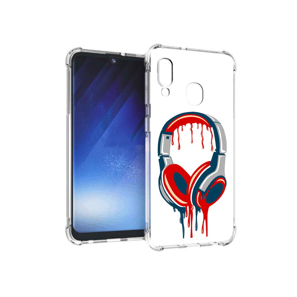 

Чехол MyPads Tocco для Samsung Galaxy A20e не делай громко (PT133424.505.517), Прозрачный, Tocco
