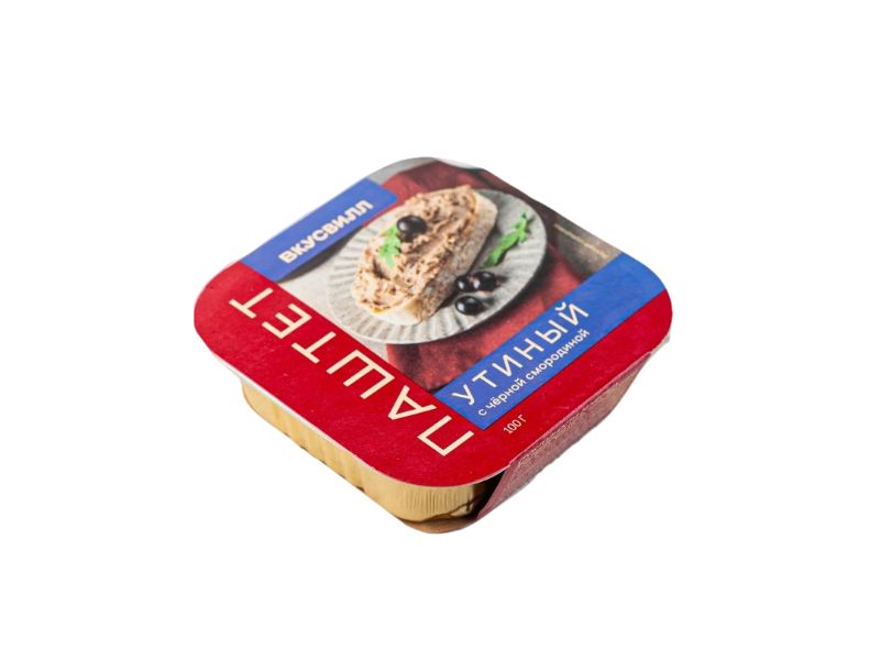 

Паштет утиный ВкусВилл с черной смородиной 100 г
