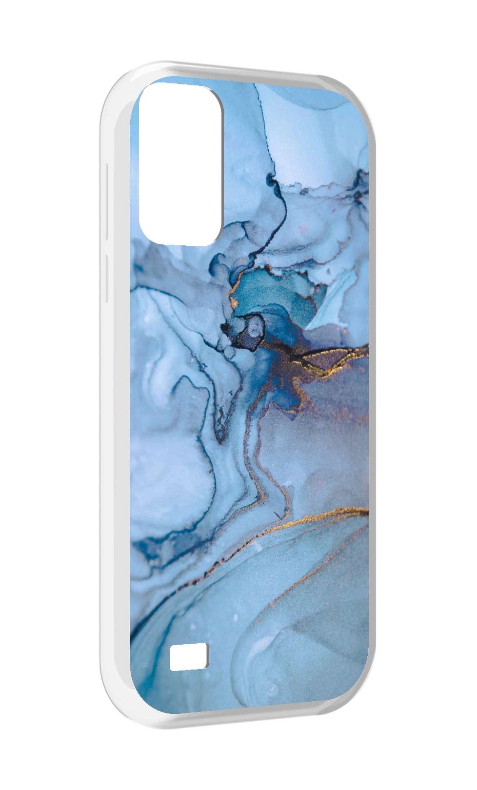 

Чехол MyPads голубой мрамор для Oukitel C31, Прозрачный, Tocco