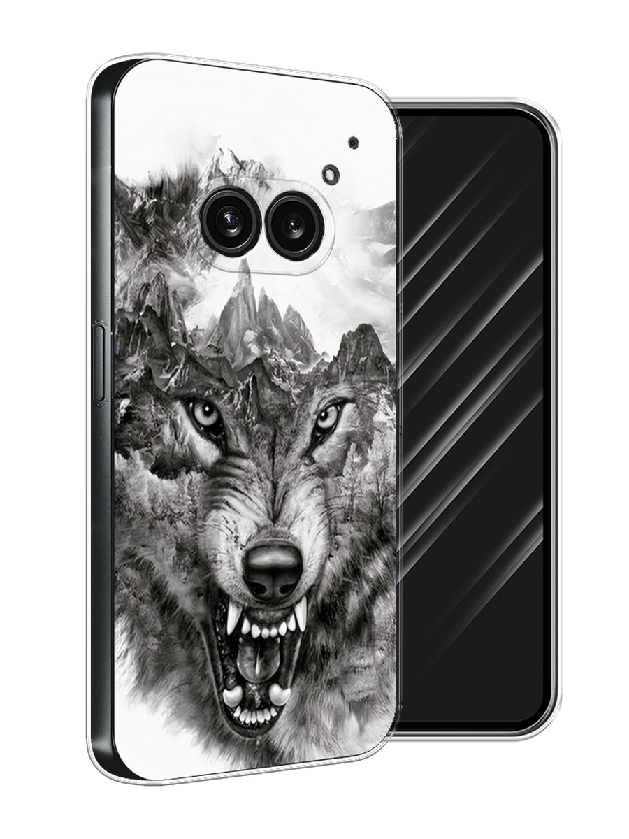 

Чехол Awog на Nothing Phone 2a "Волк в горах", Серый;белый;бежевый, 3300350-1