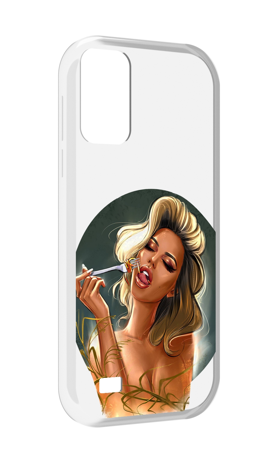 

Чехол MyPads голодная-девушка-модель женский для Oukitel C31, Прозрачный, Tocco