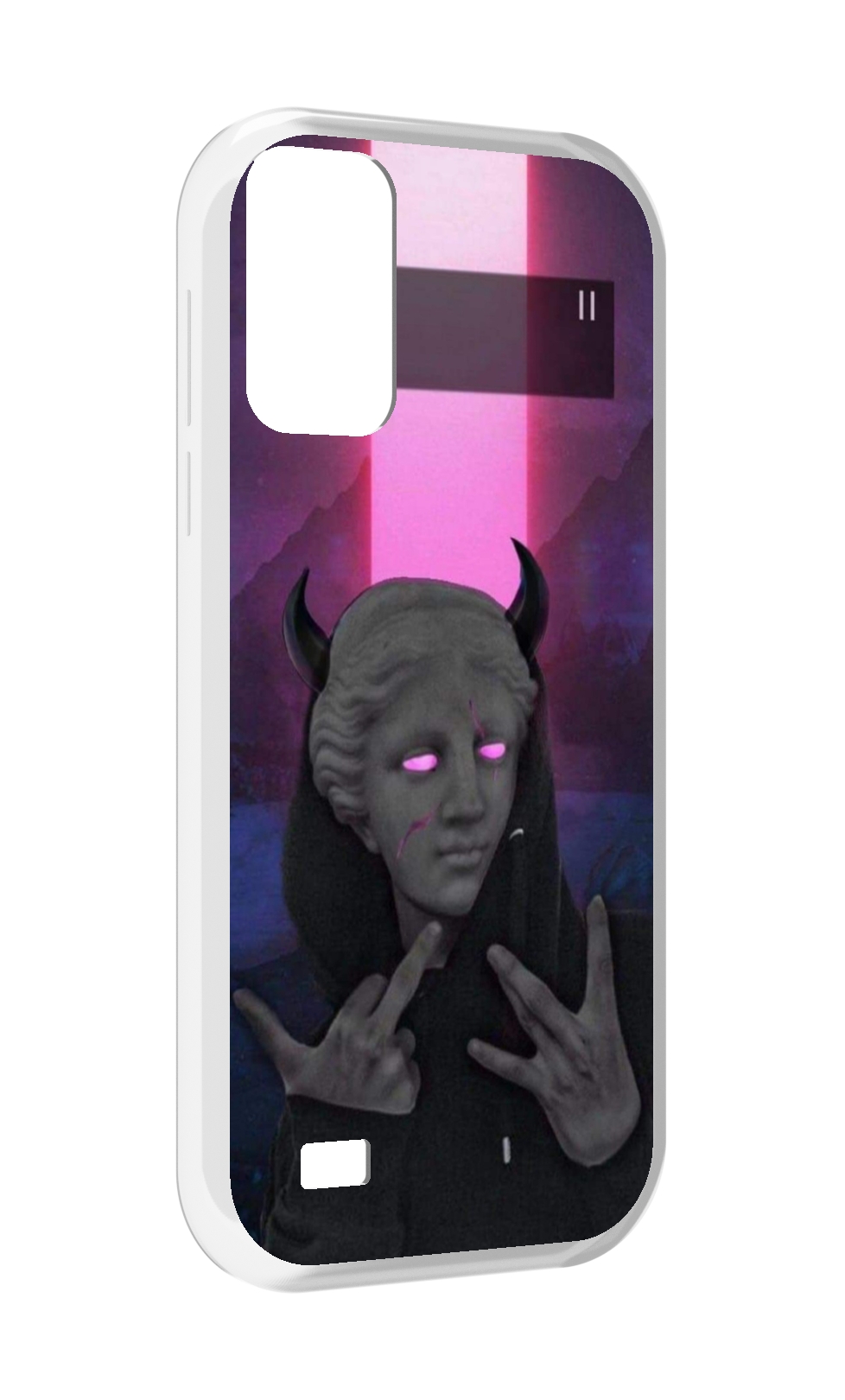 

Чехол MyPads глитч-статуя для Oukitel C31, Прозрачный, Tocco