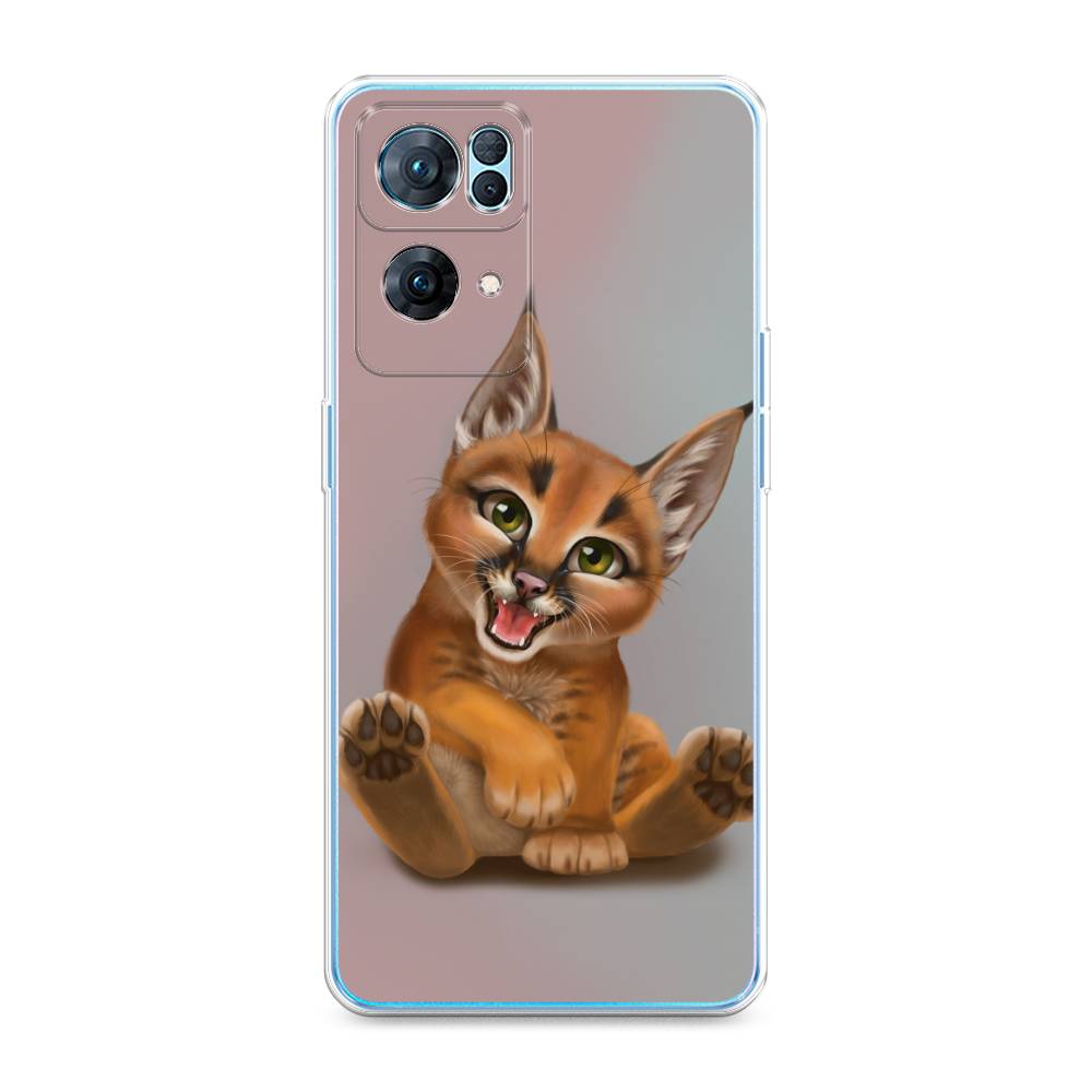 

Чехол Awog на Oppo Reno 7 Pro "Малыш рыси", Разноцветный, 258250-1