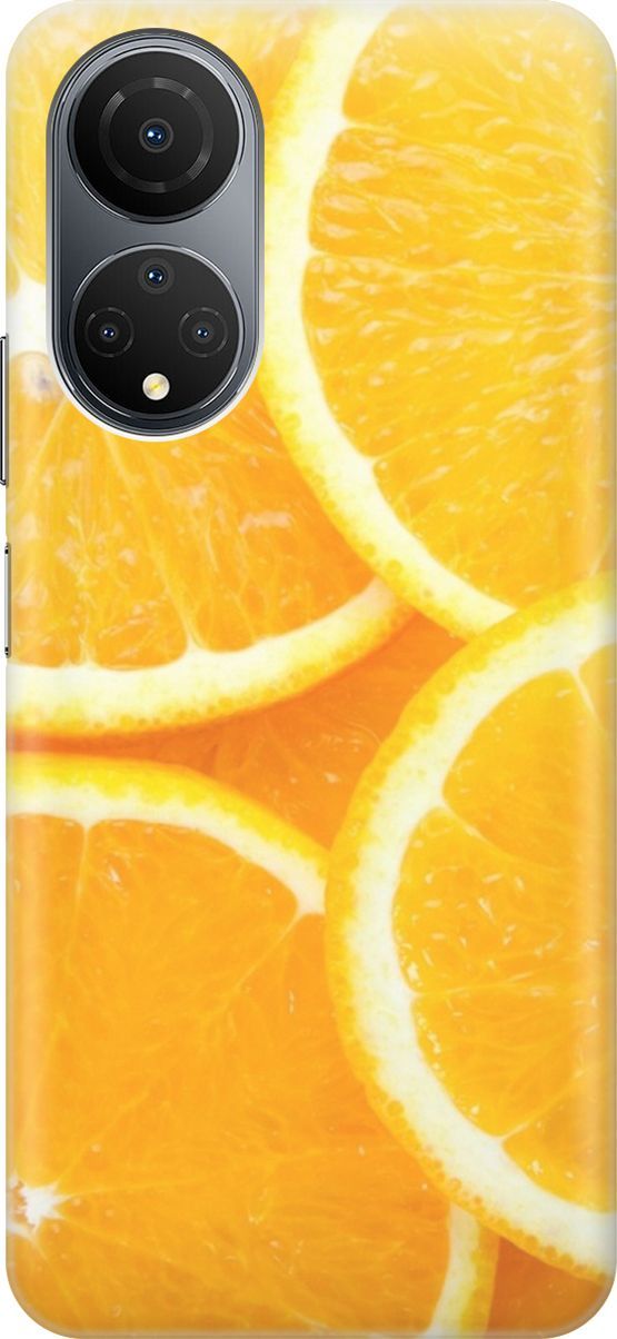 

Силиконовый чехол на Honor X7 "Апельсины", Оранжевый, 158540