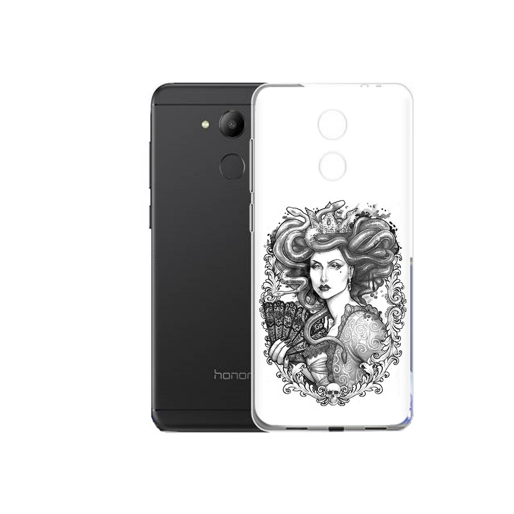 

Чехол MyPads Tocco для Honor 6C медуза черно белый (PT67887.49.472), Прозрачный, Tocco