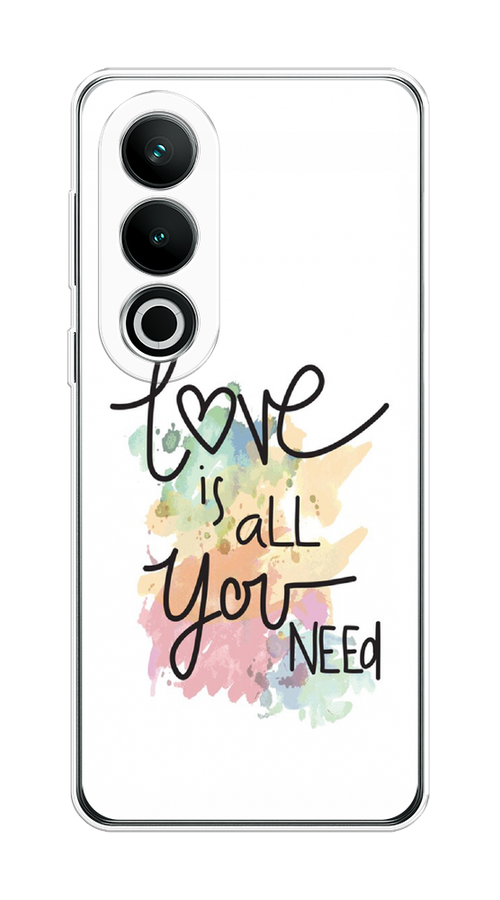 

Чехол на OnePlus Nord CE4 "Love is all you need", Белый;черный;зеленый, 154750-1