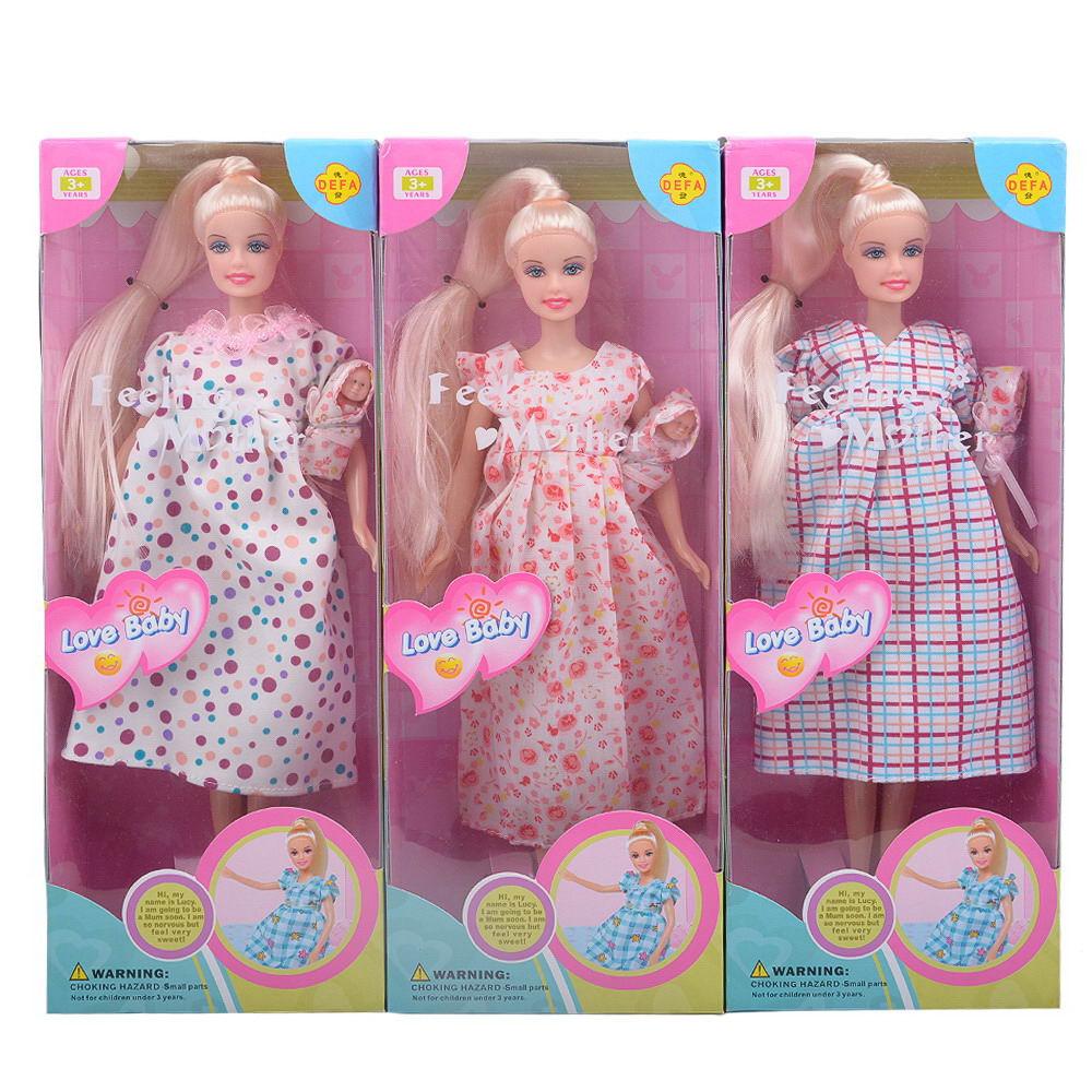 

Кукла Defa Lucy Будущая мама, 1 шт, в ассортименте