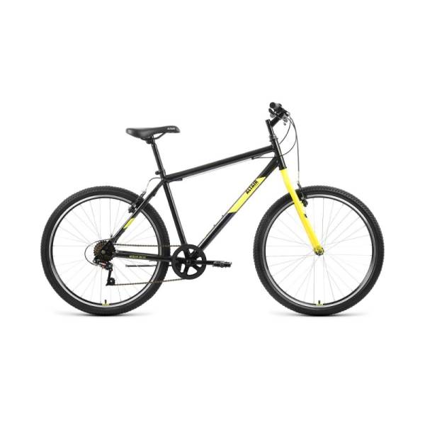 фото Велосипед 26 forward altair mtb ht 1.0 (7-ск.) 2022 (рама 17) черный/желтый