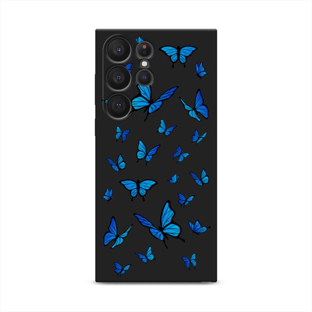 

Чехол Awog на Samsung Galaxy S23 Ultra 5G "Синие бабочки", Синий;белый, 2107552-1
