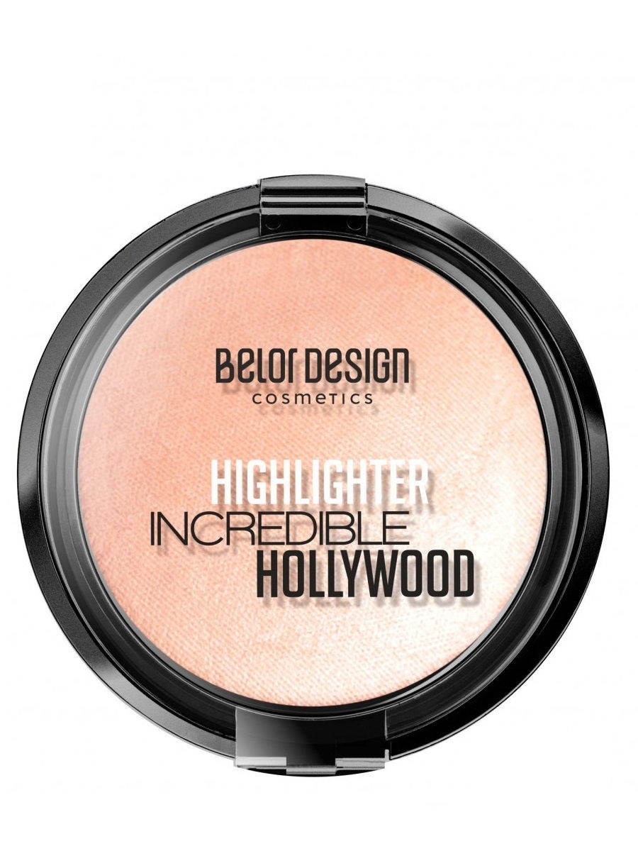Хайлайтер Belor Design Incredible Hollywood жемчужно-розовый, тон 2 alvin d or alvin d’or пудровый хайлайтер hd hollywood