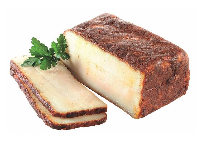 

Шпик копченый +-200 г