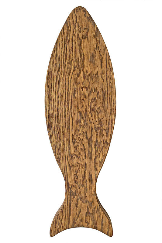 

Разделочная-сервировочная доска в виде рыбы из цельного Дуба 38 см. Casa dell` Arte, DR-25-8