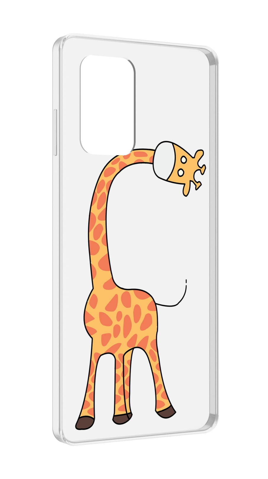 

Чехол MyPads жирафик детский для ZTE Blade A72 / ZTE Blade V40 Vita, Прозрачный, Tocco