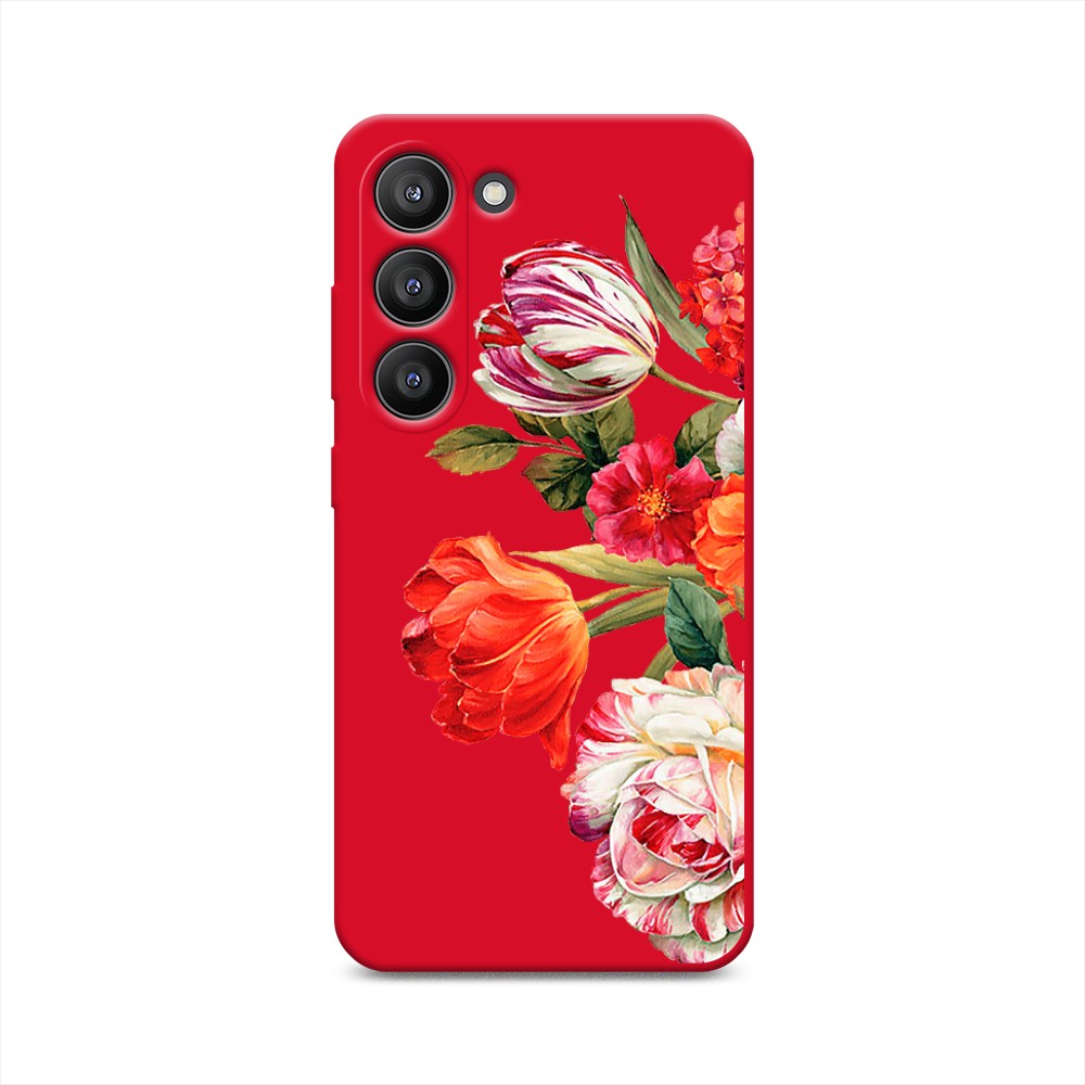 

Чехол Awog на Samsung Galaxy S23 5G "Весенний букет", Красный;розовый;зеленый, 2107353-1