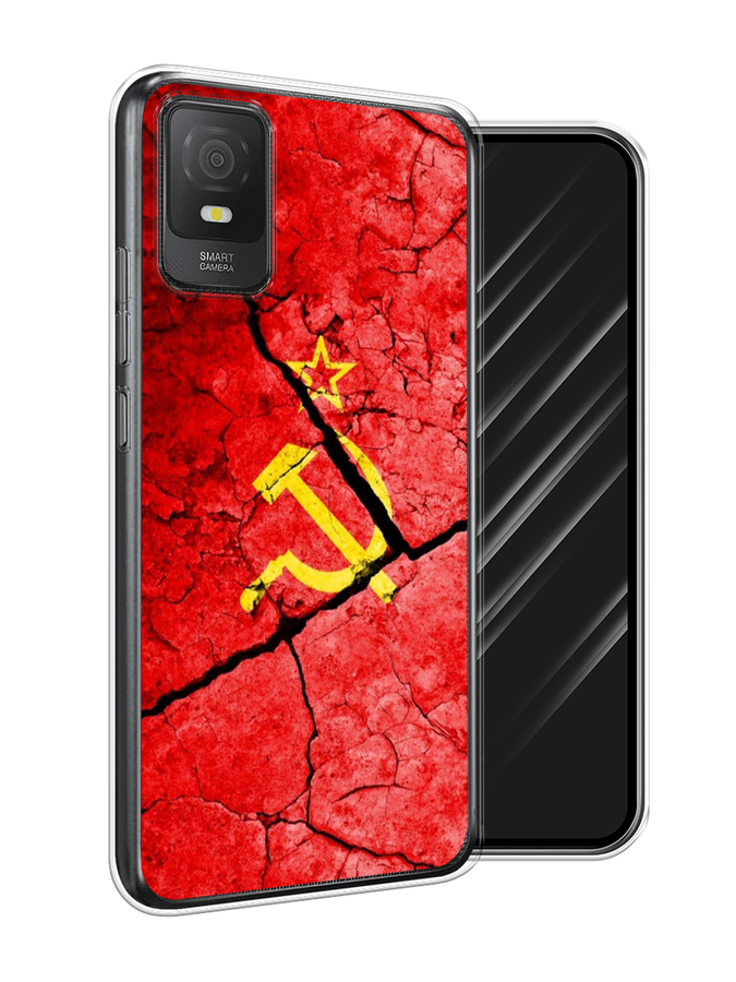 

Чехол Awog на TCL 403 "СССР", Красный;черный;желтый, 291650-5