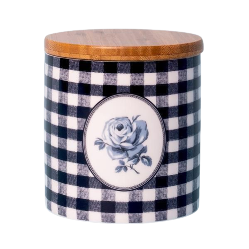 

Банка для хранения Katie Alice Vintage Indigo Gingham универсальная 800 мл, фарфор, В ассортименте