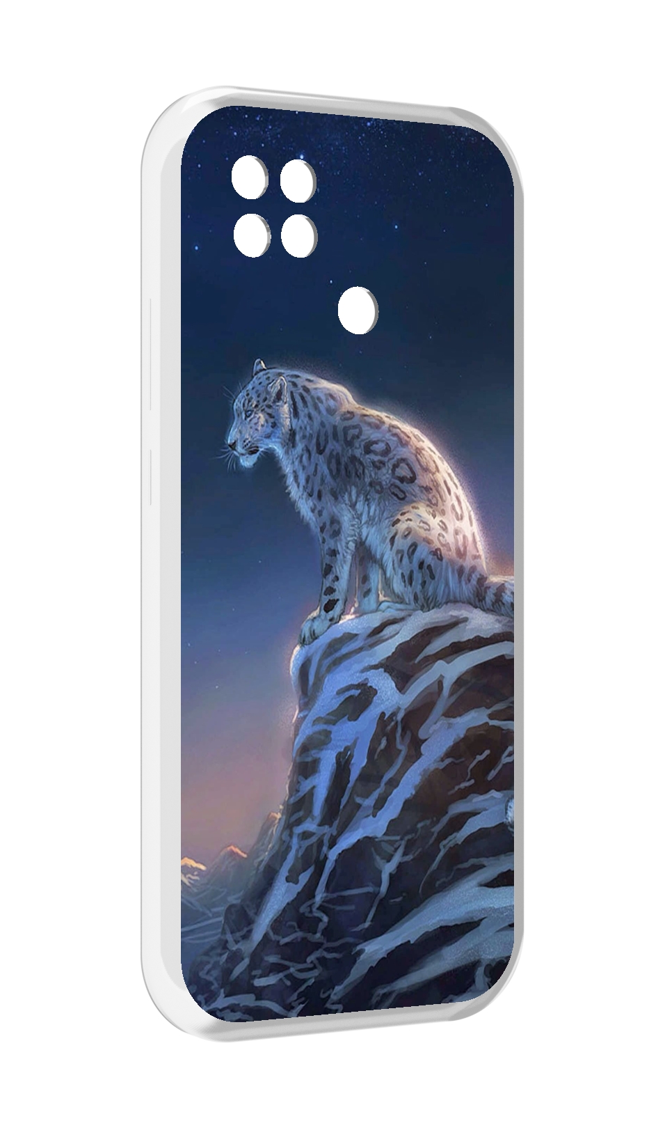 

Чехол MyPads Одинокий-Барс для Xiaomi Poco C40, Прозрачный, Tocco