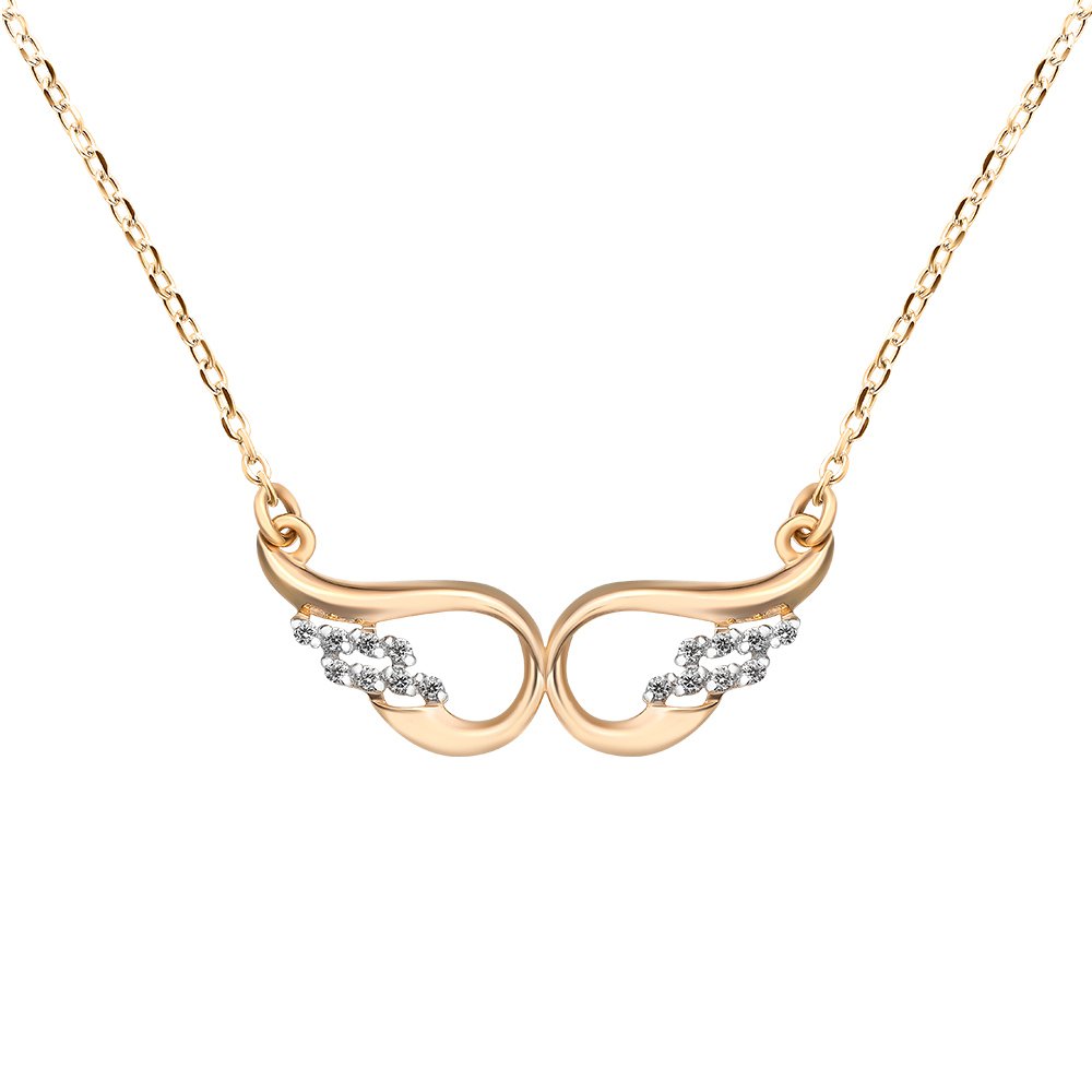 

Колье из красного золота с фианитом 40 см 585Gold 506000075, 506000075